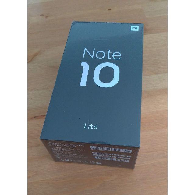 【国内正規品】Xiaomi Mi Note 10 Lite グレイシャーホワイトB12456819GSM