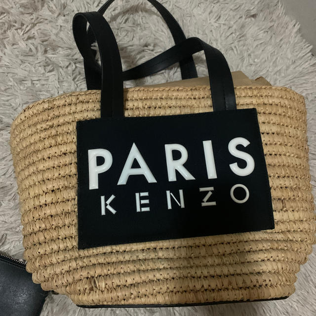 KENZO(ケンゾー)のKENZO 完売 カゴバッグ　ポーチ付き レディースのバッグ(かごバッグ/ストローバッグ)の商品写真