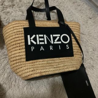 かごバッグ/ストローバッグKENZO 完売 カゴバッグ　ポーチ付き