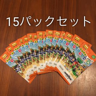 ニンテンドウ(任天堂)の15パックセット あつまれ どうぶつの森 amiibo+ カード(その他)