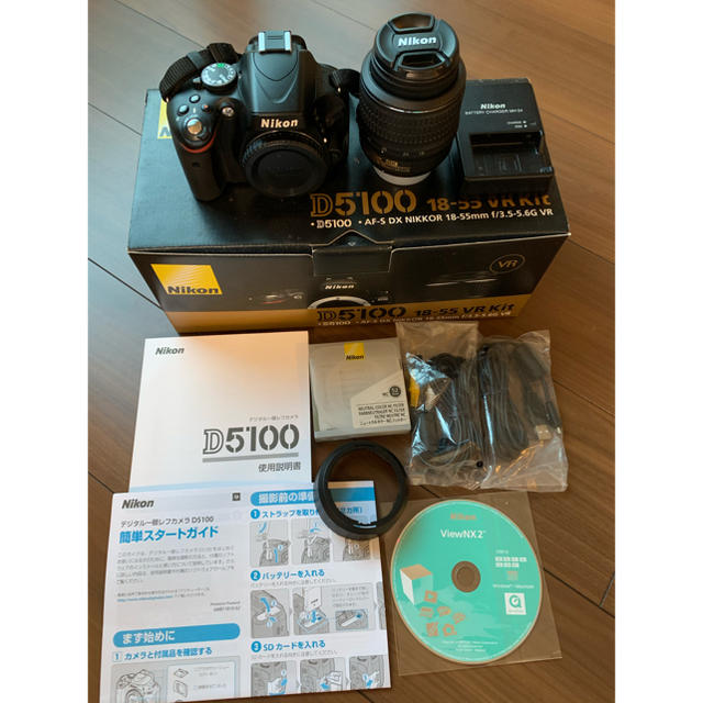 □Nikon D5100 18-55 VR レンズキット デジタル一眼- □Nikon D5100 18-55 VR レンズキット デジタル一眼-
