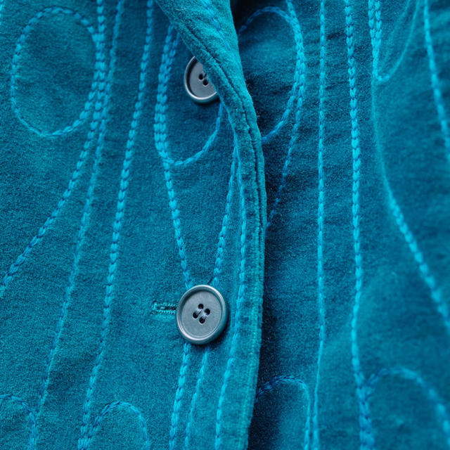 ROMEO GIGLI(ロメオジリ)の90's Vintage Velvet pantsuit by GIGLI レディースのフォーマル/ドレス(スーツ)の商品写真