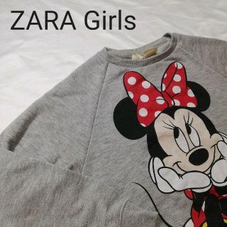 ザラ(ZARA)のZARA Girls　アメリカ直輸入　ミニーマウスプリントスウェット(ジャケット/上着)