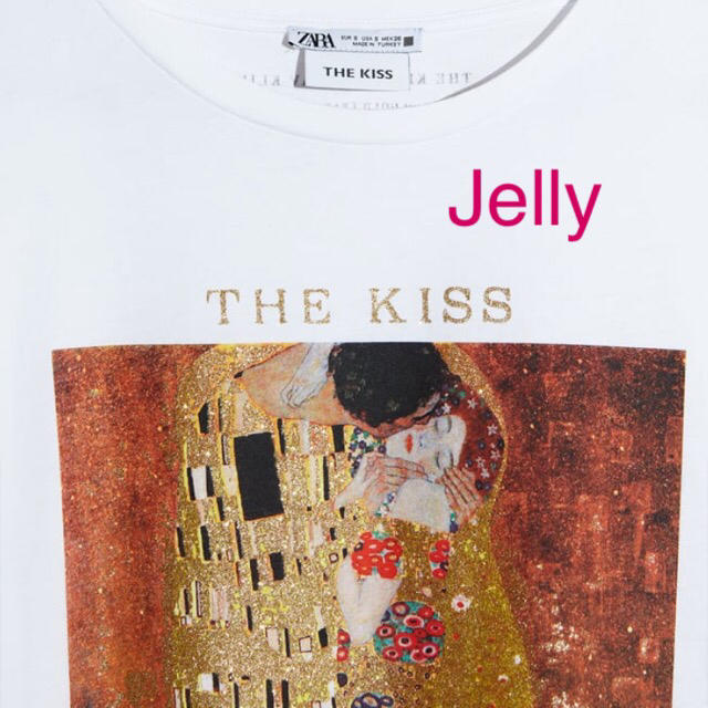 【タグ付き新品】ザラ クリムト KLIMT Tシャツ 接吻 KISS