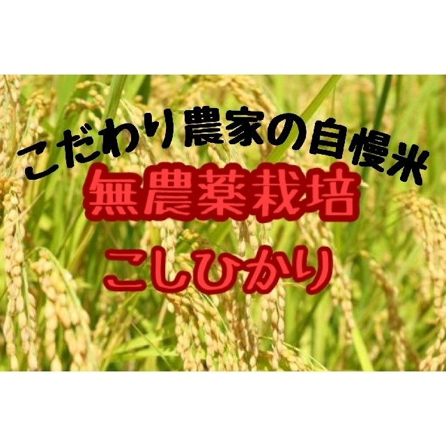 こだわり農家の自慢米  白米１０㎏(無農薬栽培)