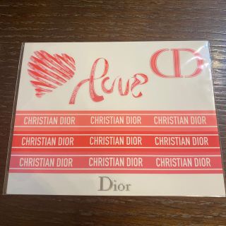 クリスチャンディオール(Christian Dior)のクリスチャンディオール　Dior  ステッカー（非売品）(その他)