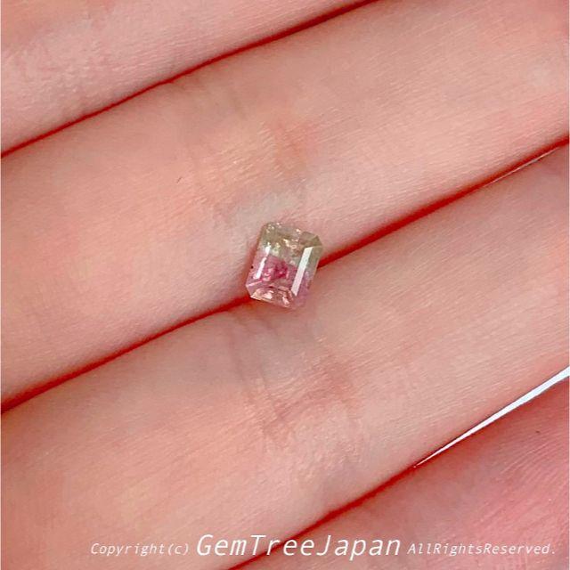 インクル多め、でも綺麗で可愛いバイカラートルマリン0.55ct✨夏休み特価🎇 レディースのアクセサリー(その他)の商品写真