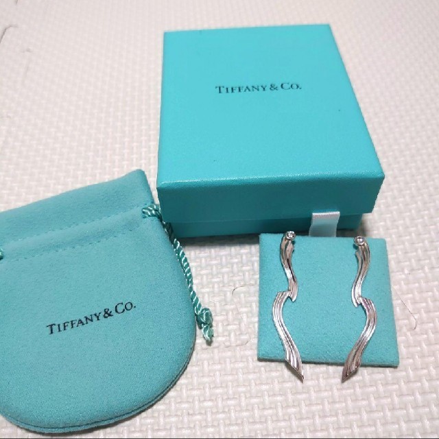 激レア Tiffany ティファニー ピアス フランクゲーリー ダイヤ 925