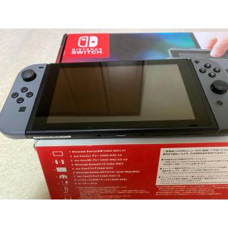 ニンテンドウ(任天堂)のNintendo Switch +有線LAN変換アダプター(家庭用ゲーム機本体)