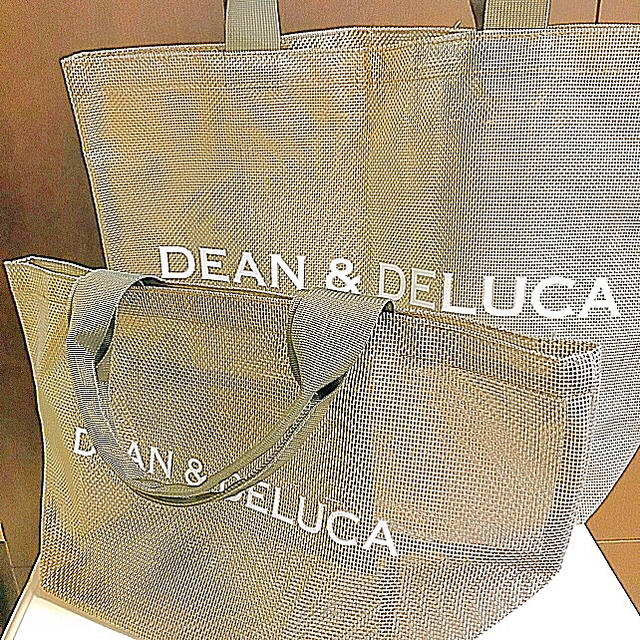 専用＊新品未使用 ＊ DEAN&DELUCA メッシュトートバッグ シルバーLメッシュトート