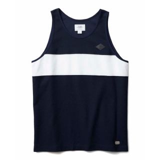 クライミー(CRIMIE)の超美品！SURF KNIT TANK TOP ネイビー(タンクトップ)