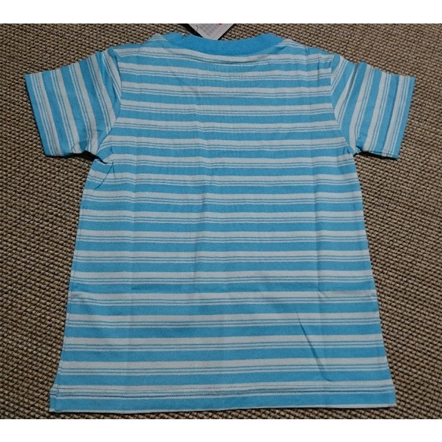 NIKE(ナイキ)のNIKE ナイキ ボーダー Tｼｬﾂ ブルー 水色 90 キッズ/ベビー/マタニティのキッズ服男の子用(90cm~)(Tシャツ/カットソー)の商品写真