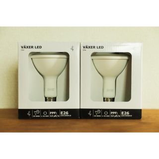 IKEA - 植物育成用LEDライト2個セット VÄXER ヴェクセル(IKEA イケア