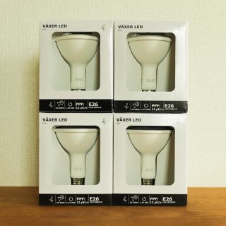 イケア(IKEA)の植物育成用LEDライト6個セット　VÄXER ヴェクセル（IKEA イケア）(蛍光灯/電球)