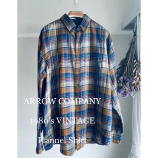 アロー(ARROW)のTHE ARROW COMPANY/ビンテージフランネルシャツ(シャツ)