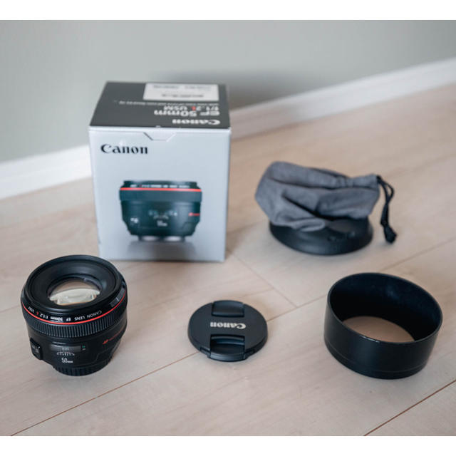 国際ブランド】 Canon - Canon USM F1.2L 【中古】EF50mm レンズ(単
