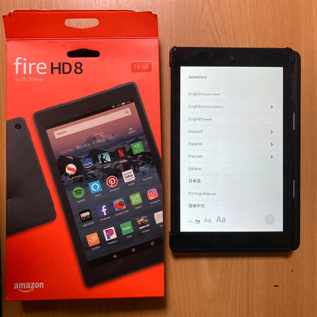 fire HD8 第8世代　16GB