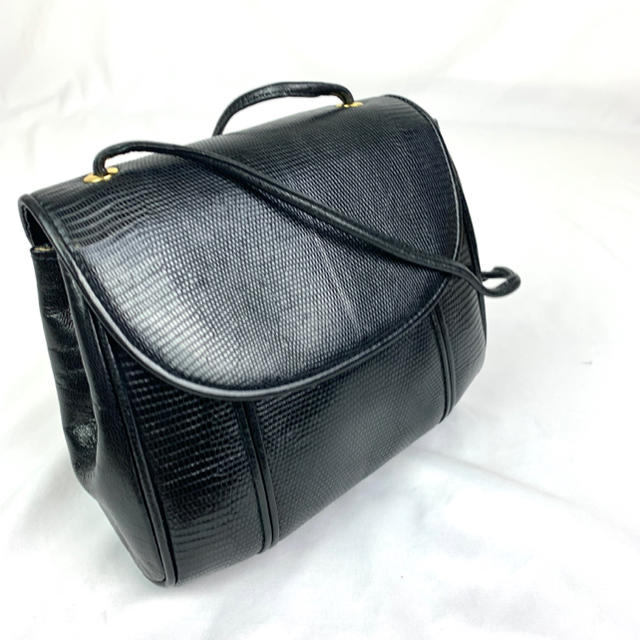 幅広type 美品 イヴサンローラン YSL リザード コンビ レザー