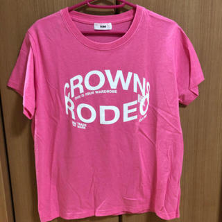ロデオクラウンズ(RODEO CROWNS)のロデクラ ピンクTシャツ! (Tシャツ(半袖/袖なし))