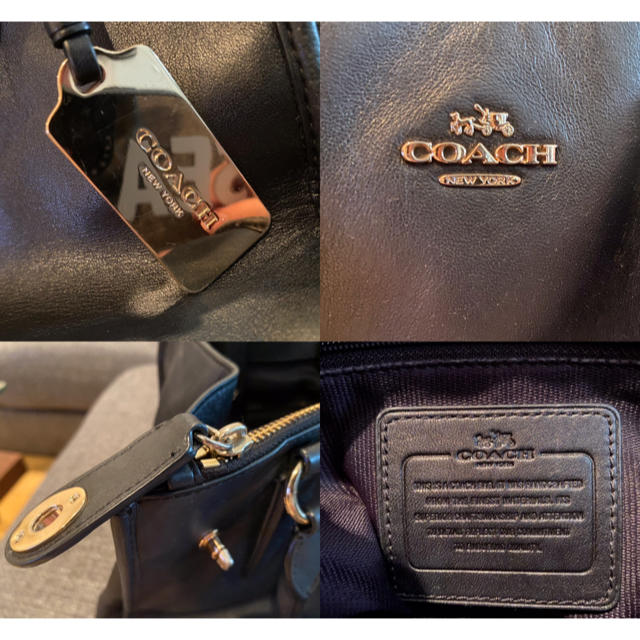 COACH コーチ ハンドバック 黒 ブラック