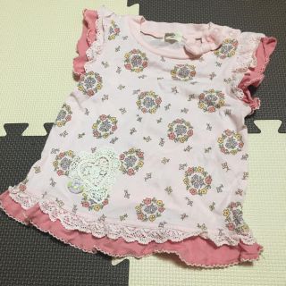 スーリー(Souris)のSouris♡花柄半袖Tシャツ/90 スーリー    (Tシャツ/カットソー)