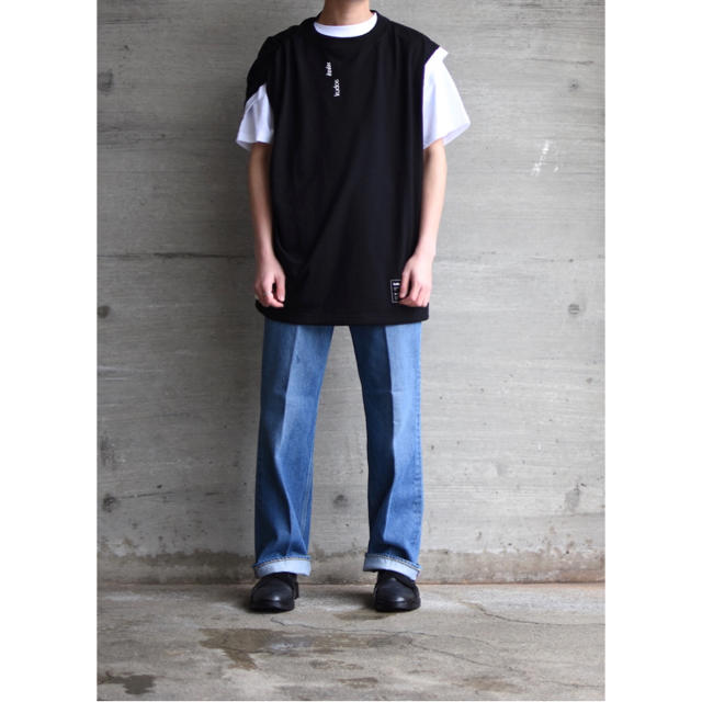 kudos ASYMMETRY GATHER T-SHIRT ノースリーブ