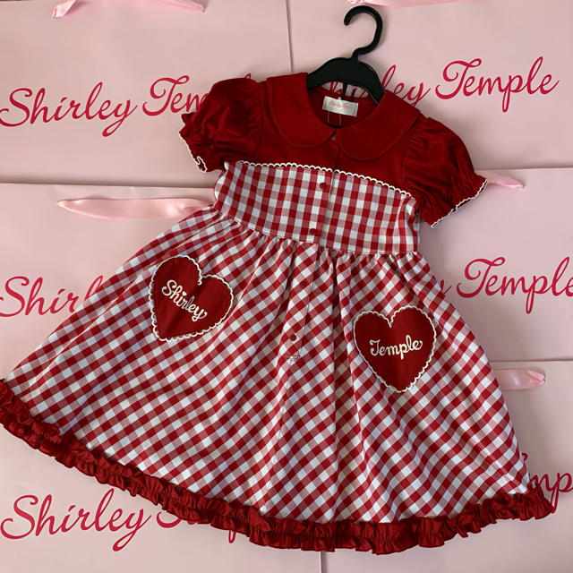 Shirley Temple(シャーリーテンプル)のシャーリーテンプル🎀ワンピース  110 キッズ/ベビー/マタニティのキッズ服女の子用(90cm~)(ワンピース)の商品写真