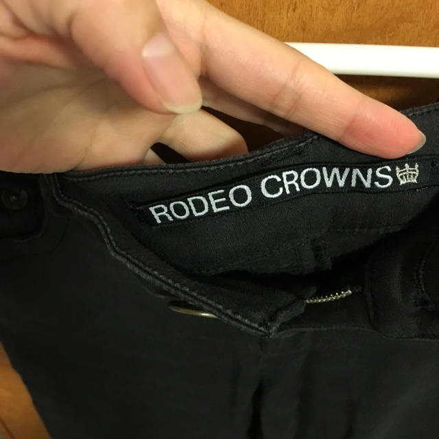 RODEO CROWNS(ロデオクラウンズ)のロデオ スキニーブラック レディースのパンツ(スキニーパンツ)の商品写真