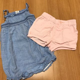 エイチアンドエム(H&M)のH&M女の子80セット♡(ロンパース)