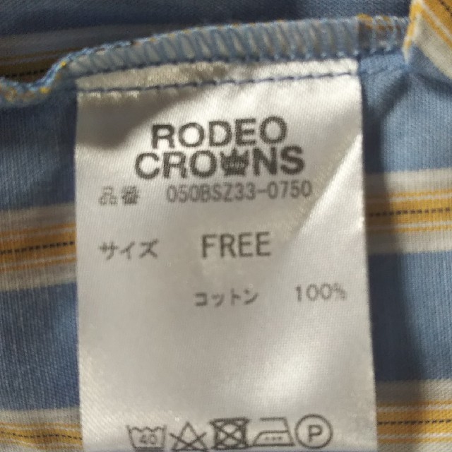 RODEO CROWNS(ロデオクラウンズ)のころんさん専用 新品 RODEO CROWNS シャツワンピース レディースのワンピース(ひざ丈ワンピース)の商品写真