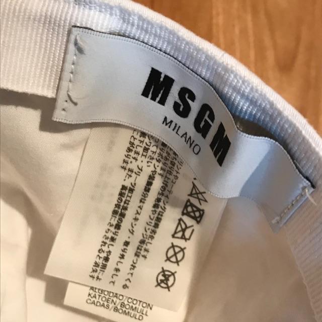 MSGM(エムエスジイエム)のMSGM  キャップ メンズの帽子(キャップ)の商品写真