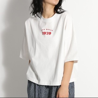 ニコアンド(niko and...)のロゴプリントBIGTee(Tシャツ(半袖/袖なし))