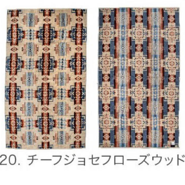 PENDLETON(ペンドルトン)のペンドルトン　ブランケット　チーフジョセフローズウッド インテリア/住まい/日用品の日用品/生活雑貨/旅行(タオル/バス用品)の商品写真