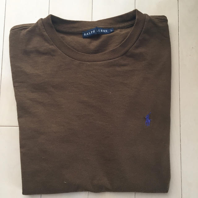 Ralph Lauren(ラルフローレン)のラルフローレン レディース 濃ブラウン レディースのトップス(Tシャツ(半袖/袖なし))の商品写真
