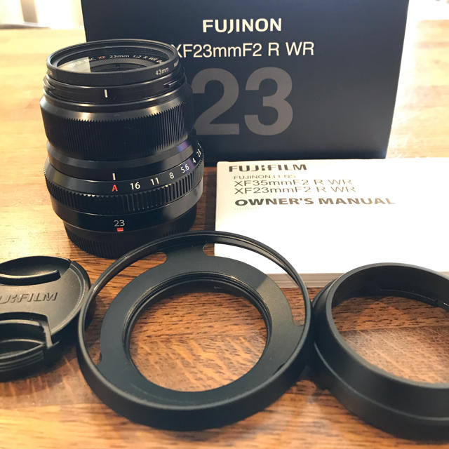 富士フイルムfujifuilm xf23mm f2 単焦点レンズ　美品　神レンズスマホ/家電/カメラ