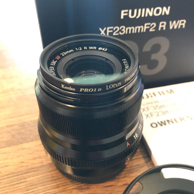 富士フイルムfujifuilm xf23mm f2 単焦点レンズ　美品　神レンズ