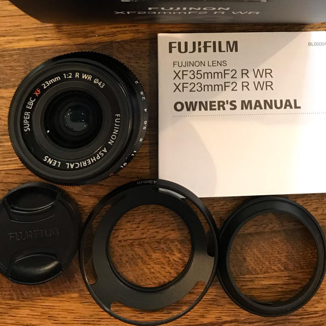 富士フイルムfujifuilm xf23mm f2 単焦点レンズ　美品　神レンズ