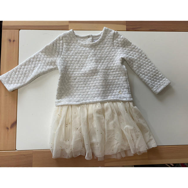 PETIT BATEAU(プチバトー)のPETIT BATEAU ワンピース　86cm キッズ/ベビー/マタニティのベビー服(~85cm)(ワンピース)の商品写真