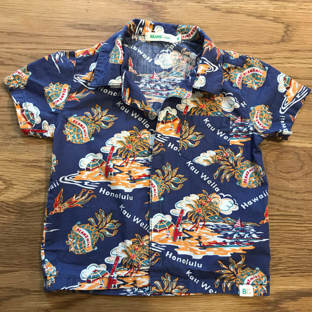 BEAMS(ビームス)の【最終値下げ】BEAMS mini アロハ　90 キッズ/ベビー/マタニティのキッズ服男の子用(90cm~)(Tシャツ/カットソー)の商品写真