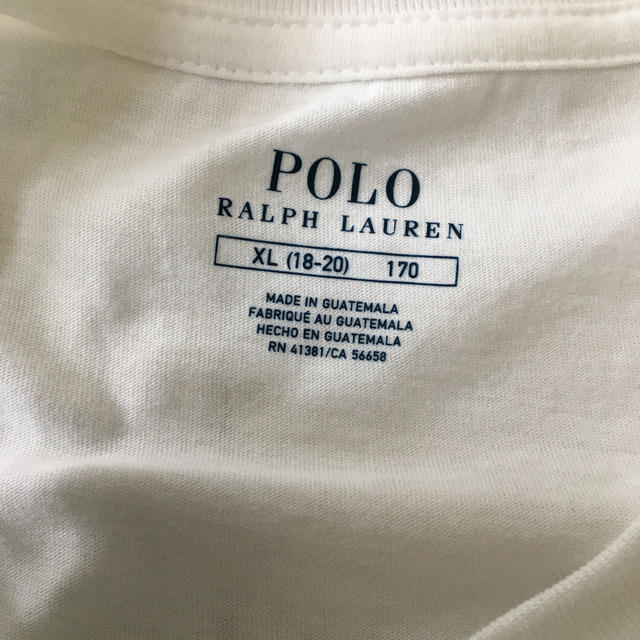 POLO RALPH LAUREN(ポロラルフローレン)のラルフローレンTシャツ 白色  キッズ/ベビー/マタニティのキッズ服男の子用(90cm~)(Tシャツ/カットソー)の商品写真