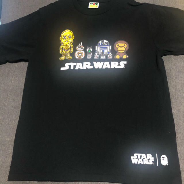 bape starwars コラボ　tシャツ