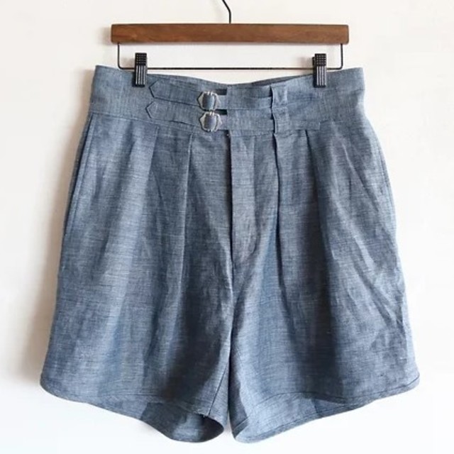 2022年春夏 NEATグルカショーツ リネンシャンブレー - ショートパンツ