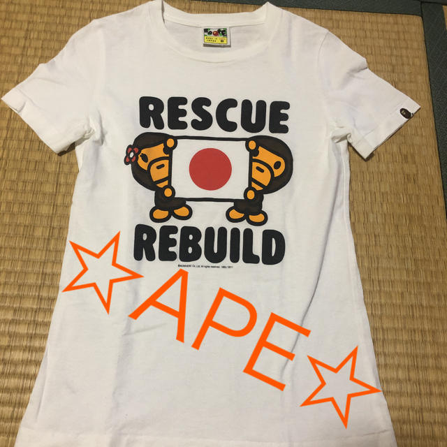 A BATHING APE(アベイシングエイプ)のA BATHING APE Tシャツ 即購入可☆ レディースのトップス(Tシャツ(半袖/袖なし))の商品写真