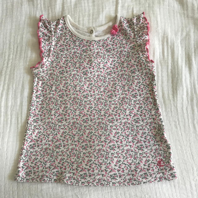 PETIT BATEAU(プチバトー)のプチバトー　ノースリーブ キッズ/ベビー/マタニティのキッズ服女の子用(90cm~)(Tシャツ/カットソー)の商品写真