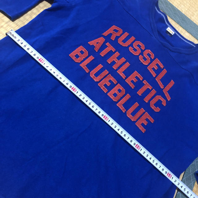 BLUE BLUE(ブルーブルー)のBLUE BLUE&RUSSELL 7分袖Tシャツ 即購入可☆ メンズのトップス(Tシャツ/カットソー(七分/長袖))の商品写真