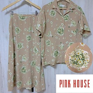 ピンクハウス(PINK HOUSE)のピンクハウス　PINKHOUSE ビンテージ　ブーケ　セットアップ(セット/コーデ)