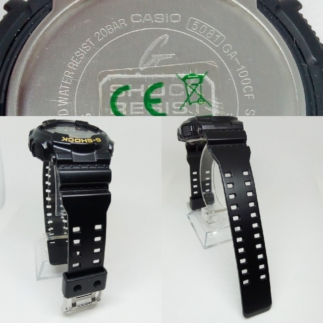 最安値！G-SHOCK GA-100CF迷彩　アナログ＋デジタルタイプ