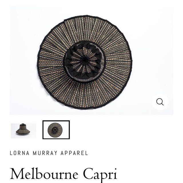 mayu様専用　LORNA MURRAY Capri Hat レディースの帽子(麦わら帽子/ストローハット)の商品写真