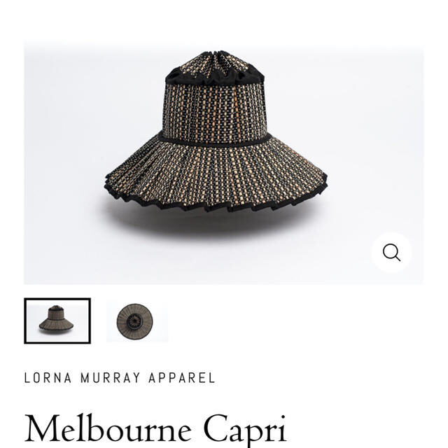 mayu様専用　LORNA MURRAY Capri Hat レディースの帽子(麦わら帽子/ストローハット)の商品写真