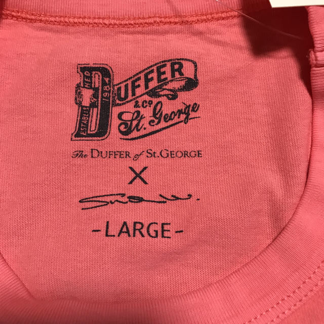 The DUFFER of ST.GEORGE(ザダファーオブセントジョージ)の新品未使用 The DUFFER of St.GEORGE  Lサイズ メンズのトップス(Tシャツ/カットソー(半袖/袖なし))の商品写真